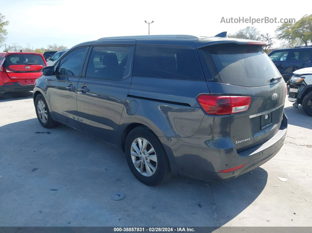 2017 Kia Sedona Lx Gray vin: KNDMB5C17H6237994