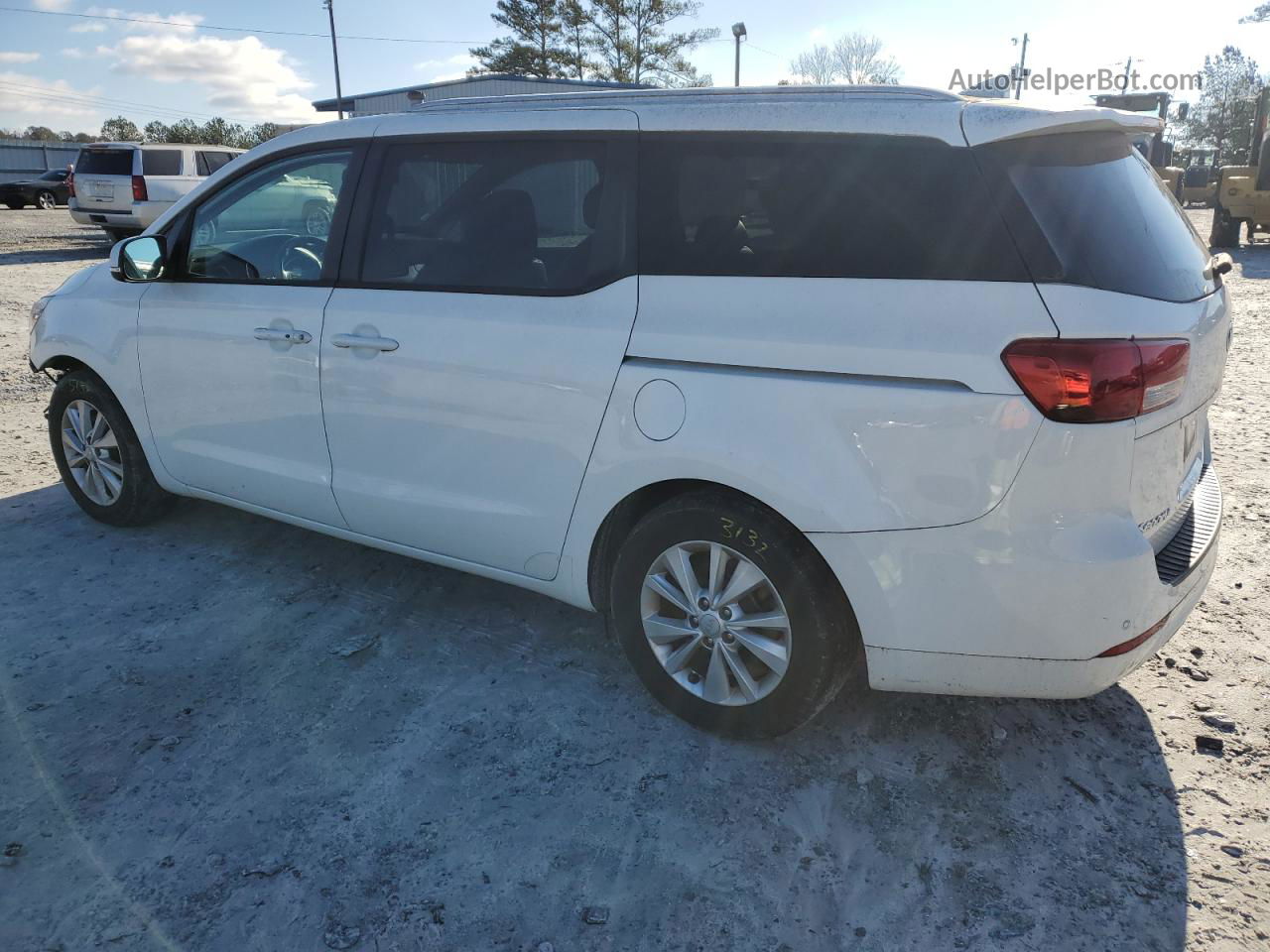 2017 Kia Sedona Lx White vin: KNDMB5C17H6238417