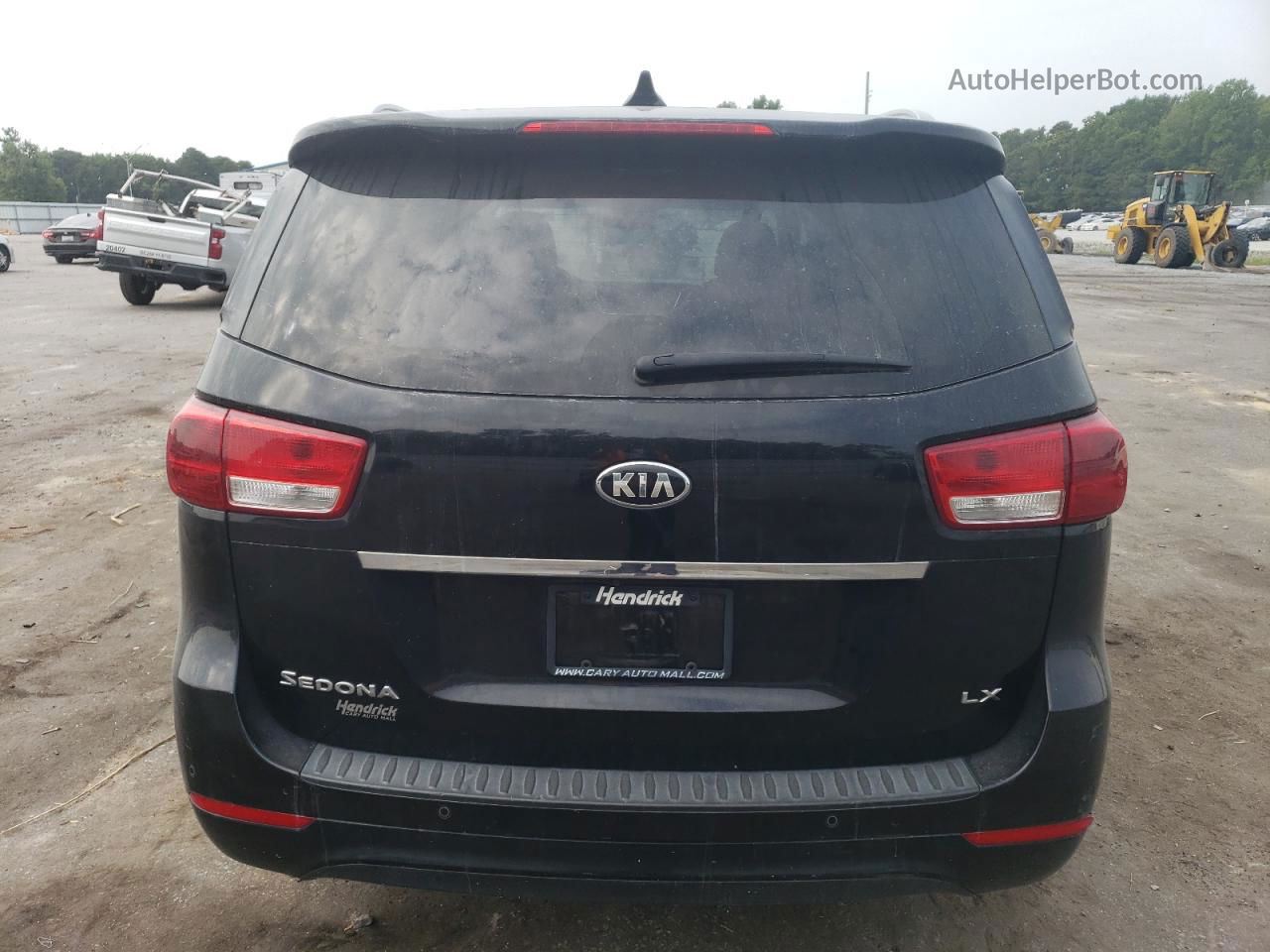 2017 Kia Sedona Lx Black vin: KNDMB5C17H6241124