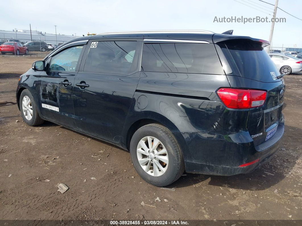 2017 Kia Sedona Lx Black vin: KNDMB5C17H6242242