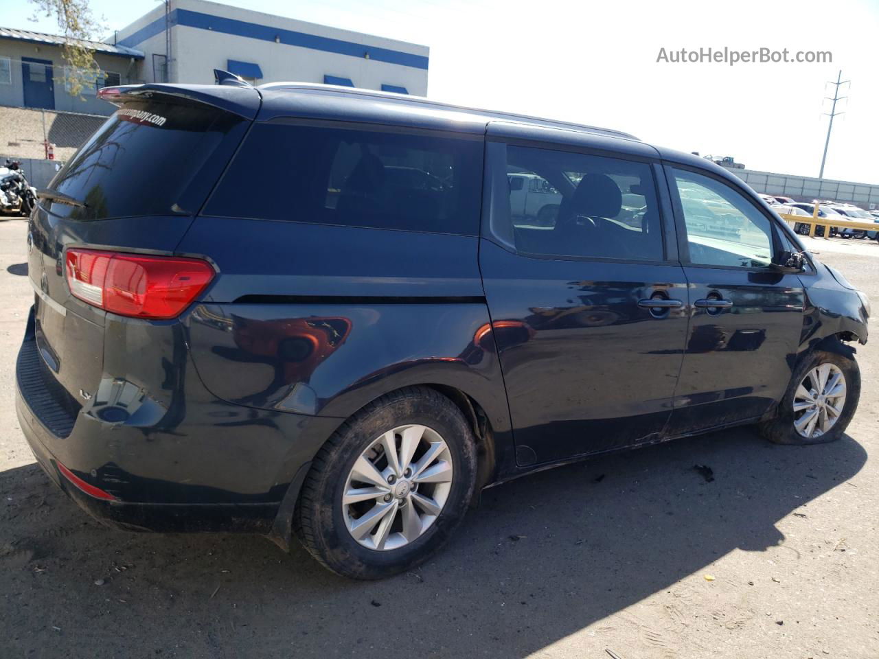 2017 Kia Sedona Lx Gray vin: KNDMB5C17H6308689