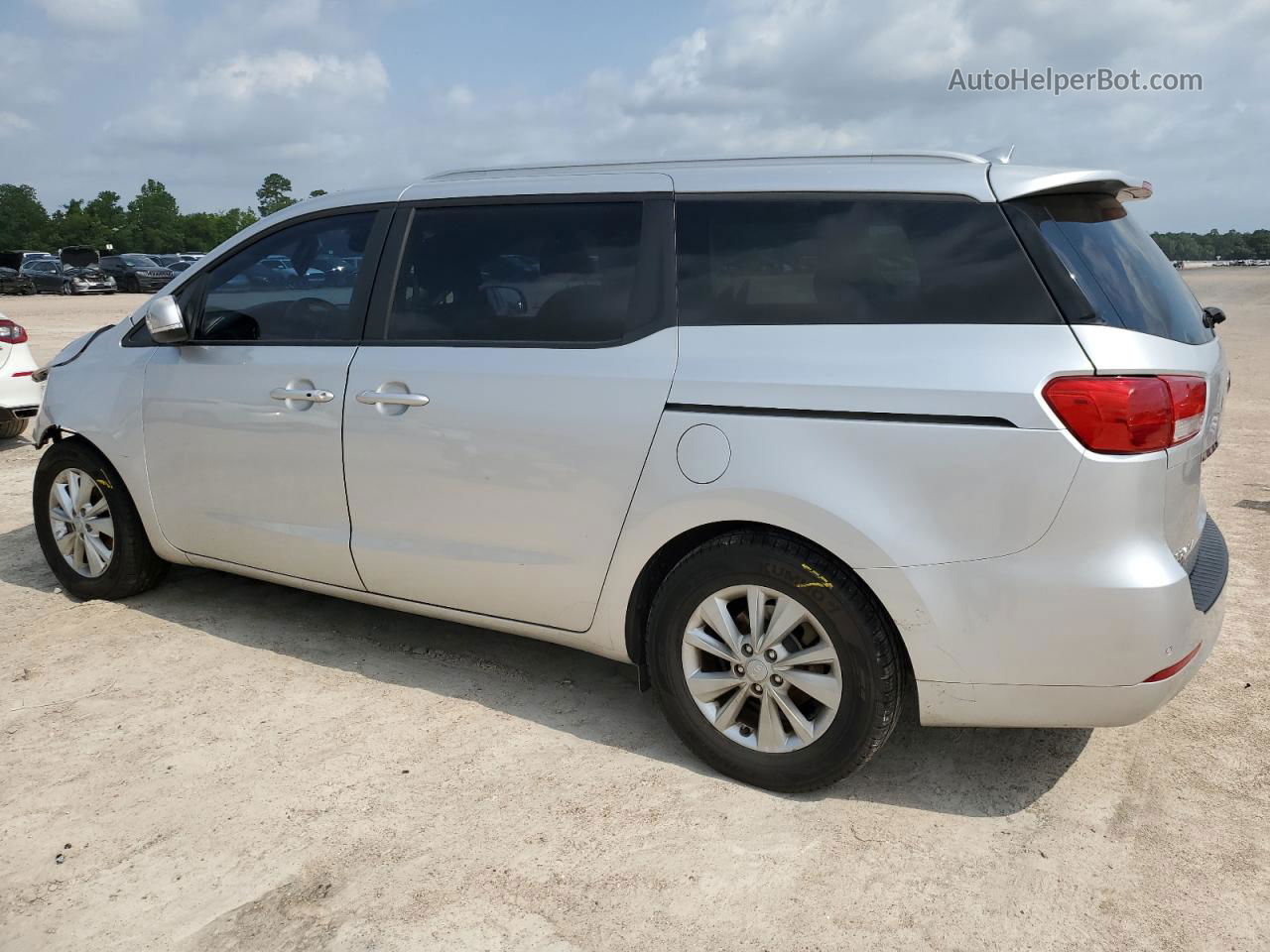 2017 Kia Sedona Lx Silver vin: KNDMB5C17H6312564