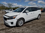 2017 Kia Sedona Lx White vin: KNDMB5C17H6325007