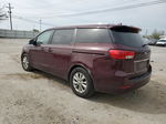 2017 Kia Sedona Lx Maroon vin: KNDMB5C17H6328506