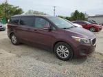 2017 Kia Sedona Lx Maroon vin: KNDMB5C17H6328506