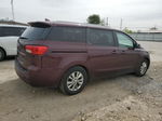 2017 Kia Sedona Lx Maroon vin: KNDMB5C17H6328506