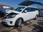 2017 Kia Sedona Lx White vin: KNDMB5C17H6331678