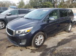 2017 Kia Sedona Lx Blue vin: KNDMB5C18H6230004