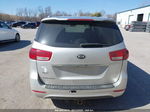 2017 Kia Sedona Lx Silver vin: KNDMB5C18H6281874