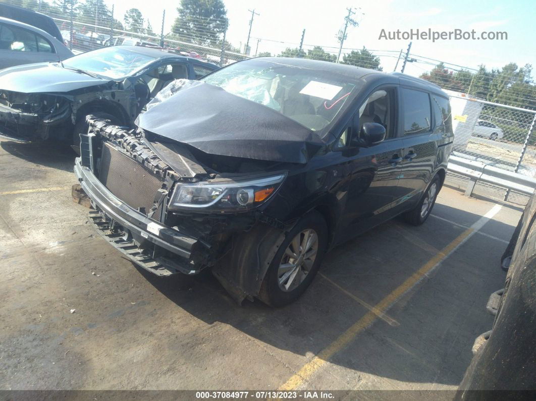 2017 Kia Sedona Lx Black vin: KNDMB5C18H6332449