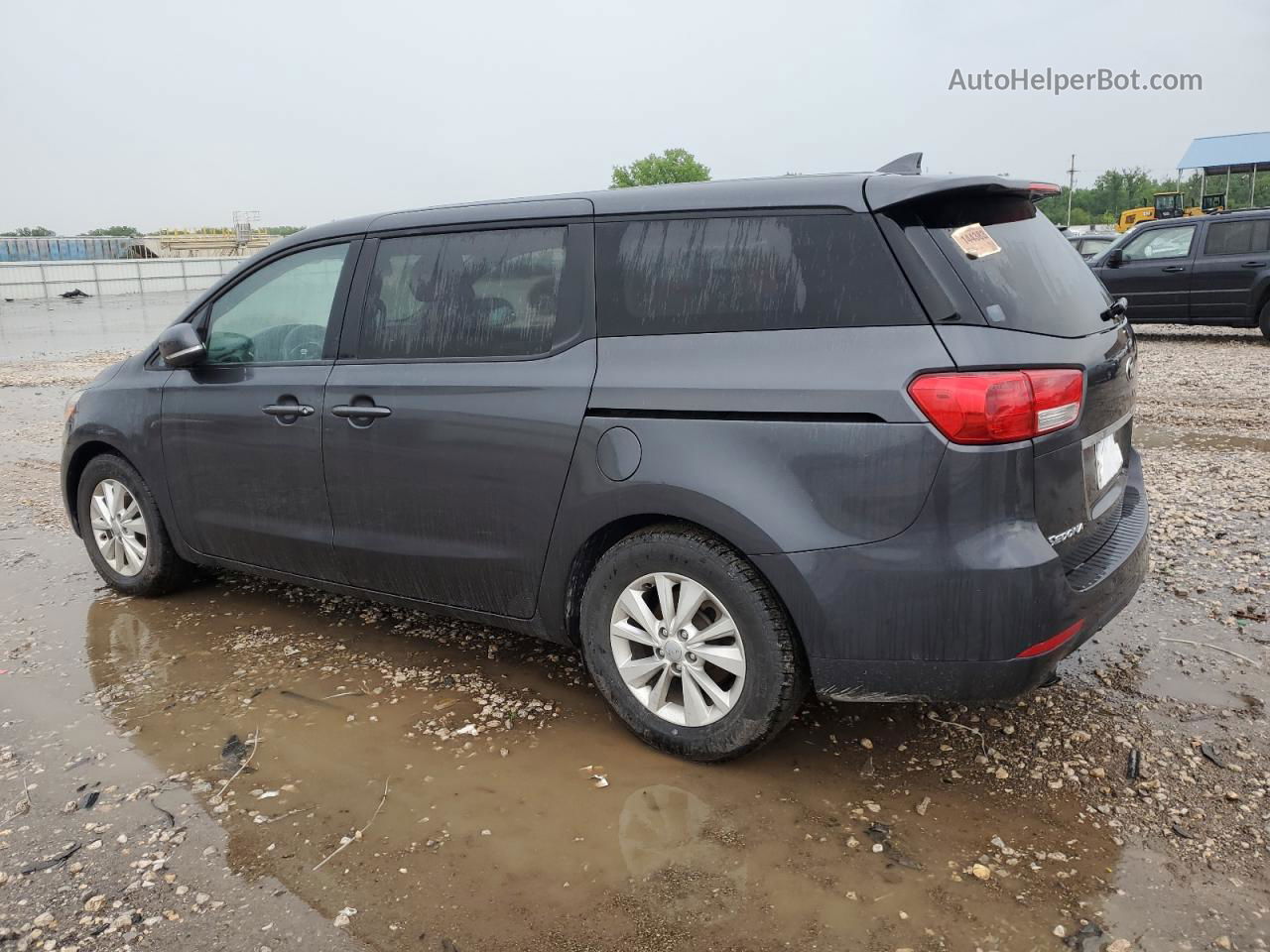 2017 Kia Sedona Lx Gray vin: KNDMB5C19H6225149