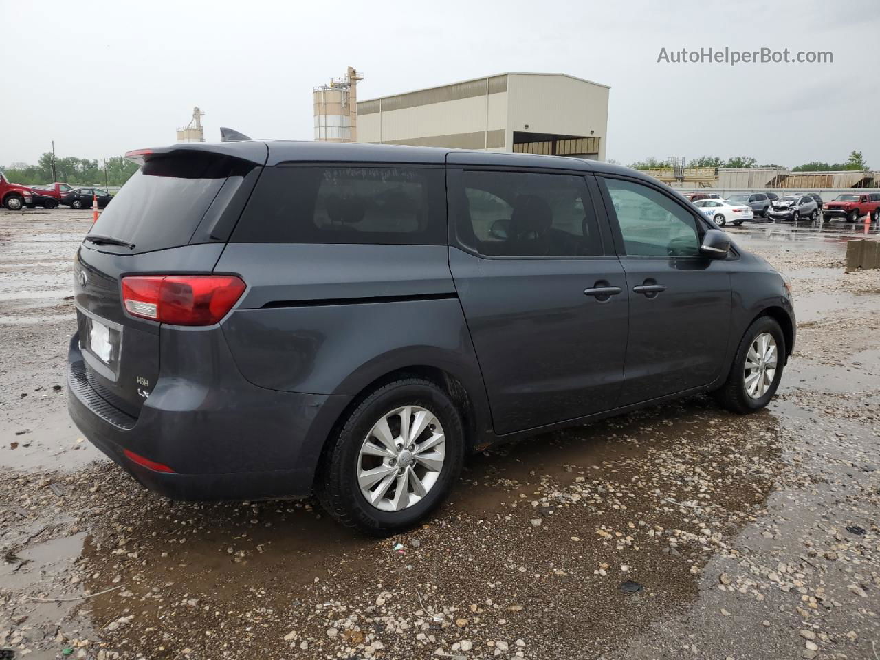 2017 Kia Sedona Lx Серый vin: KNDMB5C19H6225149