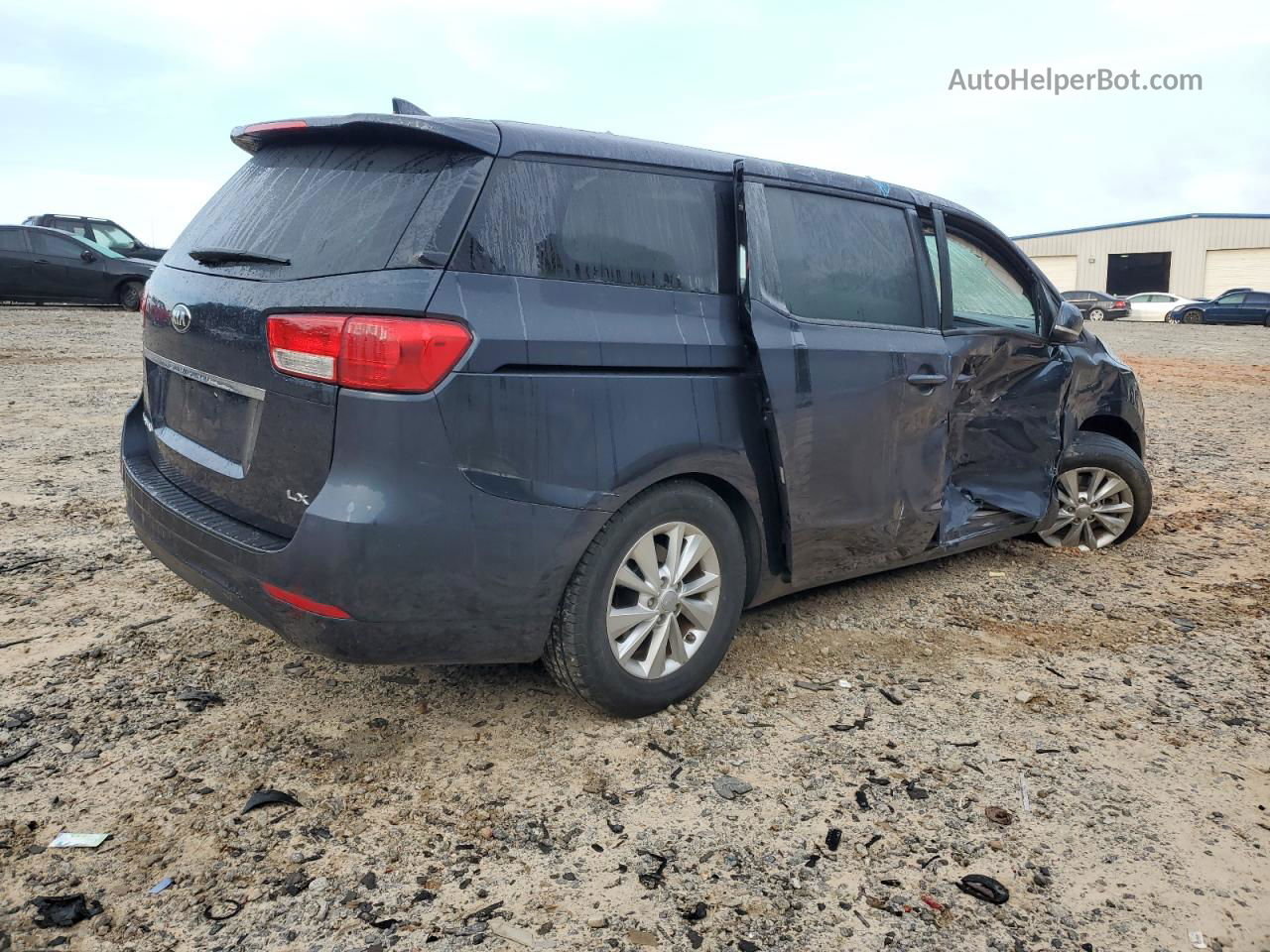 2017 Kia Sedona Lx Black vin: KNDMB5C19H6229993