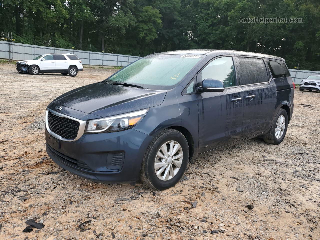 2017 Kia Sedona Lx Black vin: KNDMB5C19H6229993