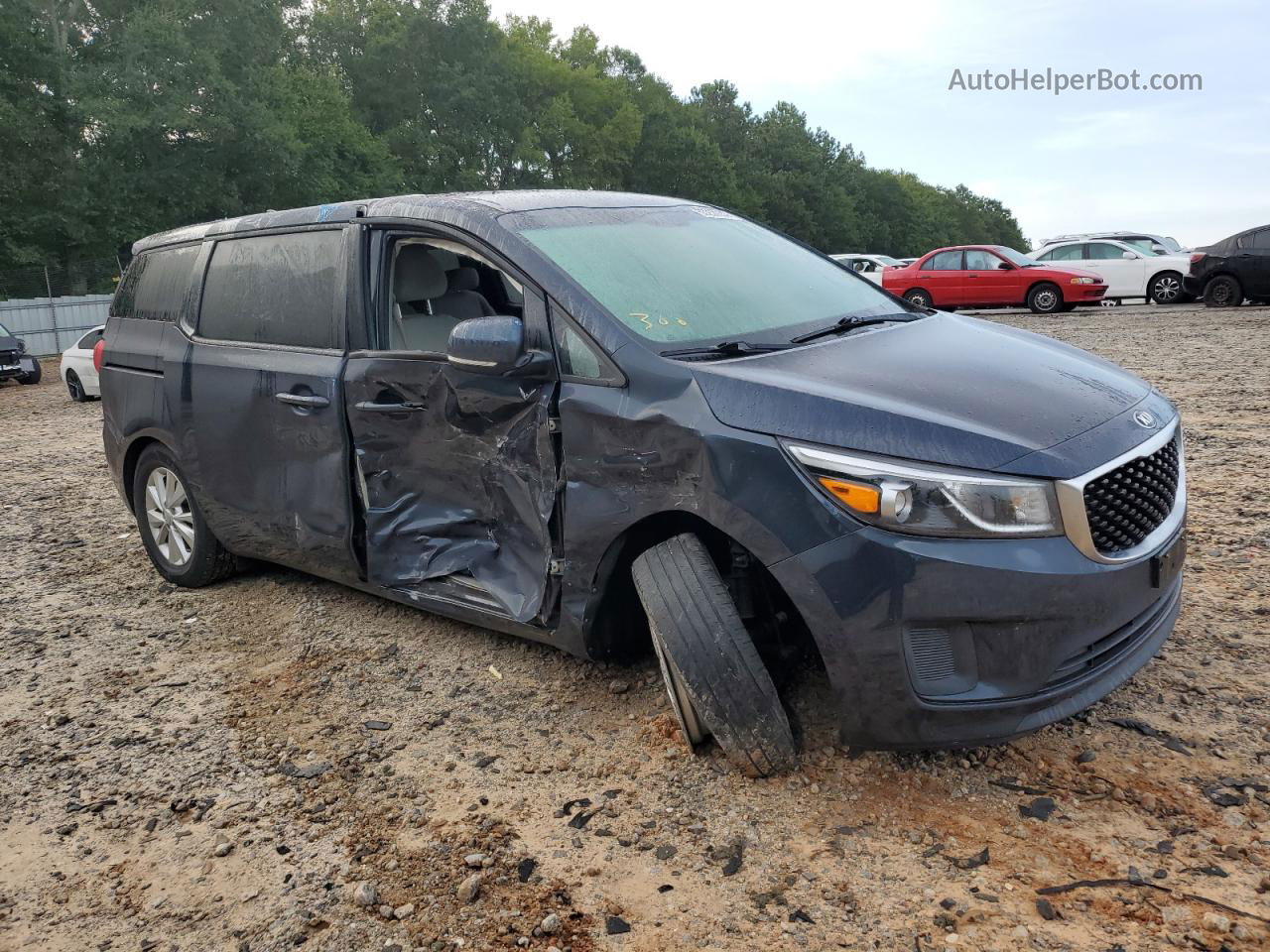 2017 Kia Sedona Lx Black vin: KNDMB5C19H6229993