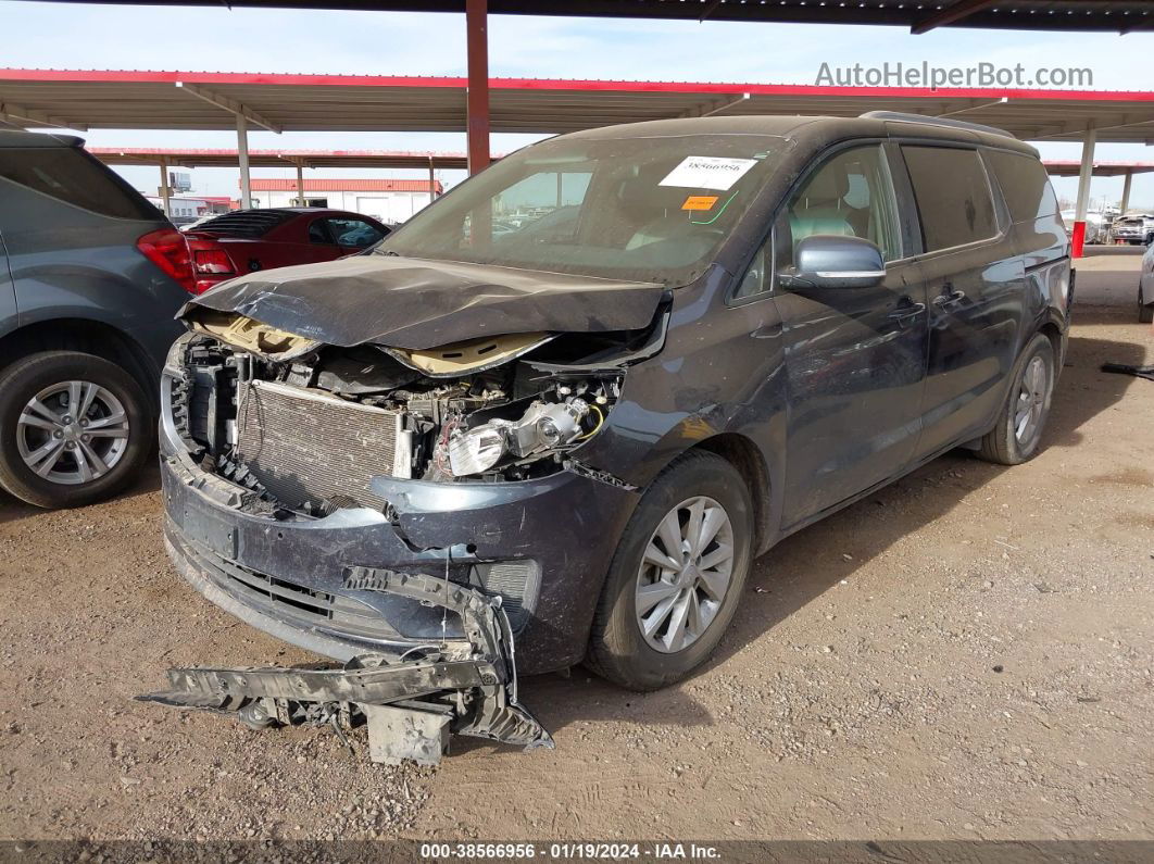 2017 Kia Sedona Lx Gray vin: KNDMB5C19H6233624