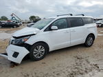 2017 Kia Sedona Lx White vin: KNDMB5C19H6254585