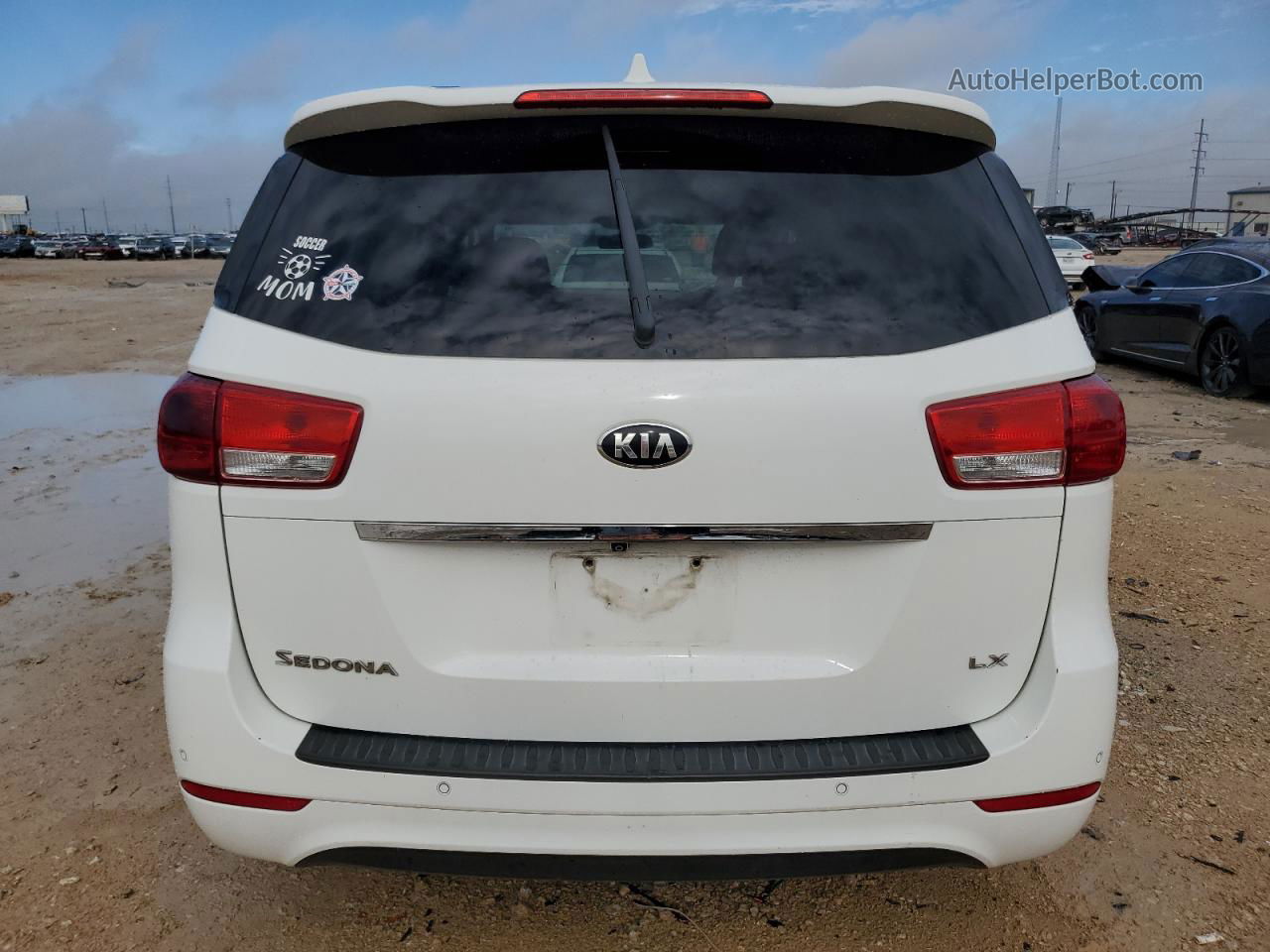 2017 Kia Sedona Lx Белый vin: KNDMB5C19H6254585