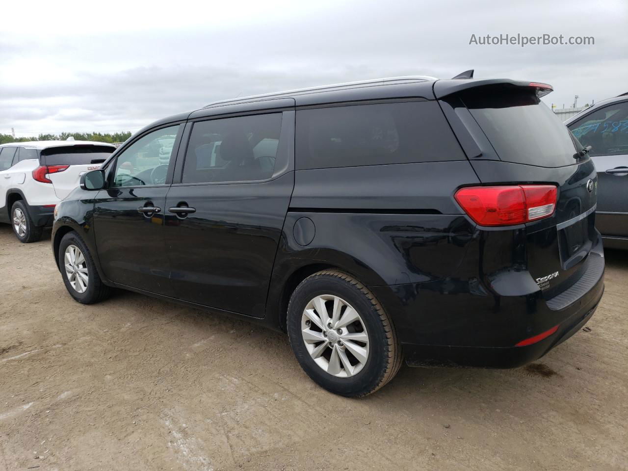 2017 Kia Sedona Lx Black vin: KNDMB5C19H6265988