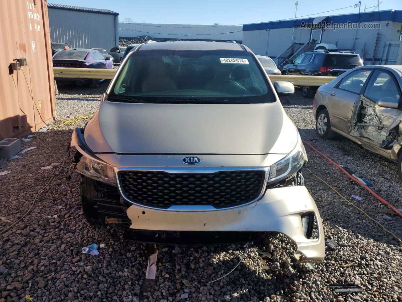 2017 Kia Sedona Lx Gold vin: KNDMB5C19H6266834