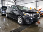 2017 Kia Sedona Lx Черный vin: KNDMB5C1XH6230392