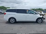 2017 Kia Sedona Lx White vin: KNDMB5C1XH6230585