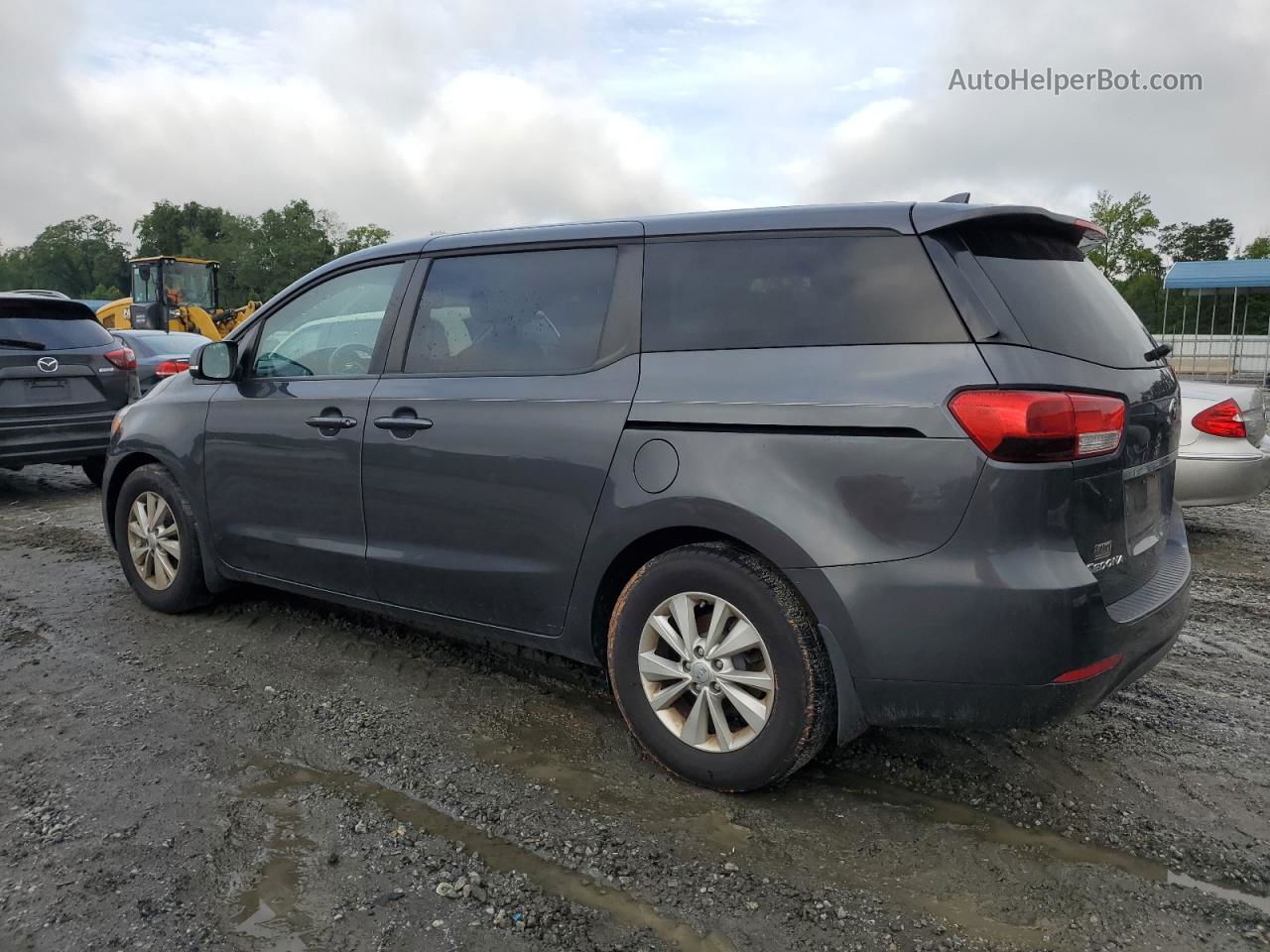 2017 Kia Sedona Lx Gray vin: KNDMB5C1XH6231266