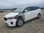 2017 Kia Sedona Lx White vin: KNDMB5C1XH6234460