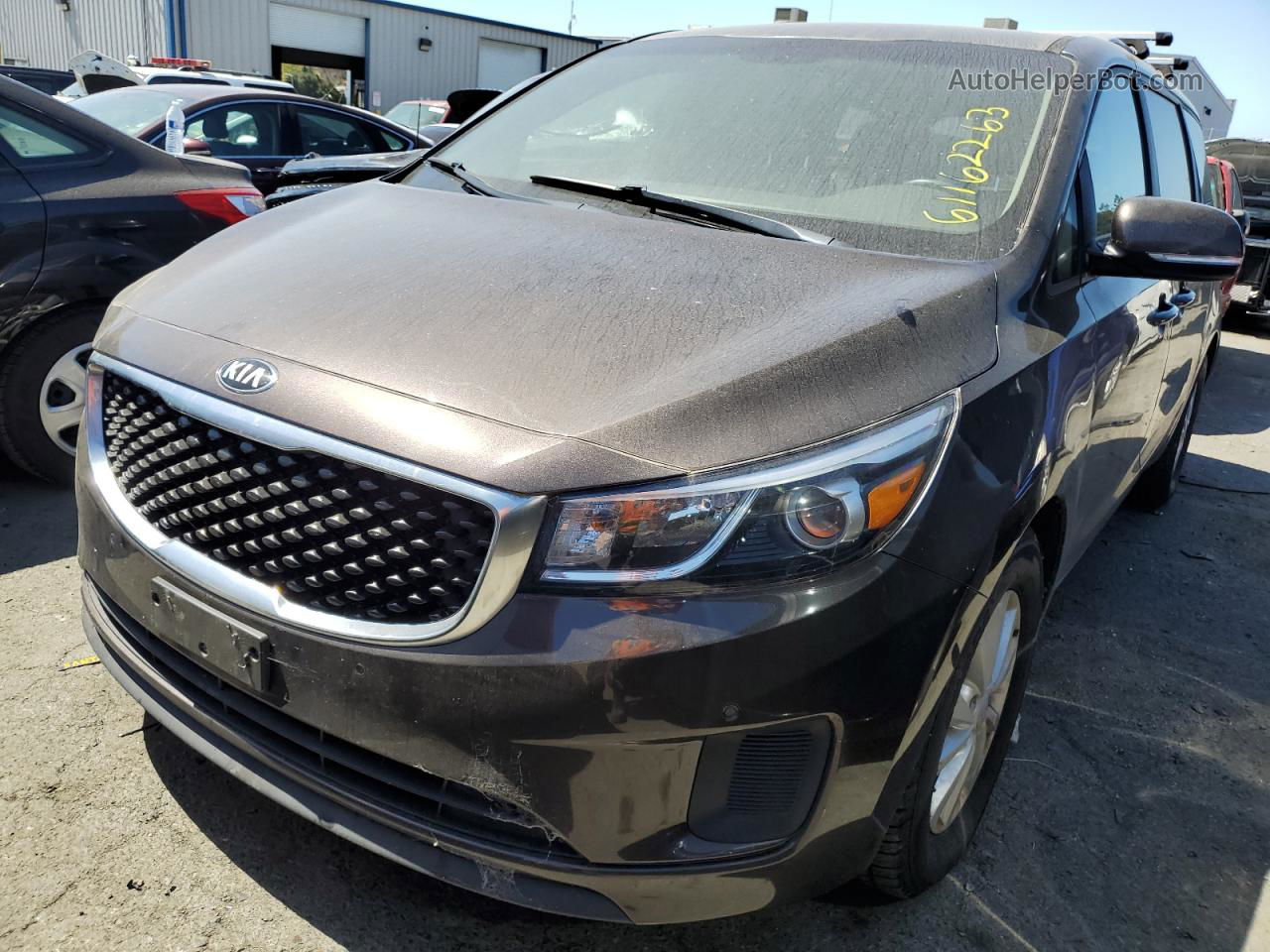 2017 Kia Sedona Lx Black vin: KNDMB5C1XH6251968