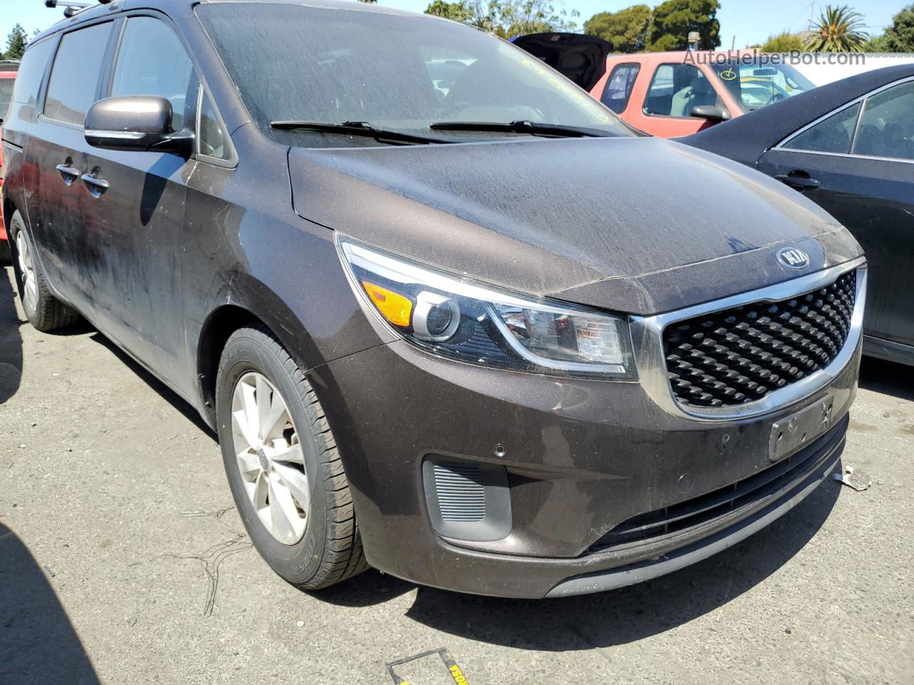 2017 Kia Sedona Lx Black vin: KNDMB5C1XH6251968