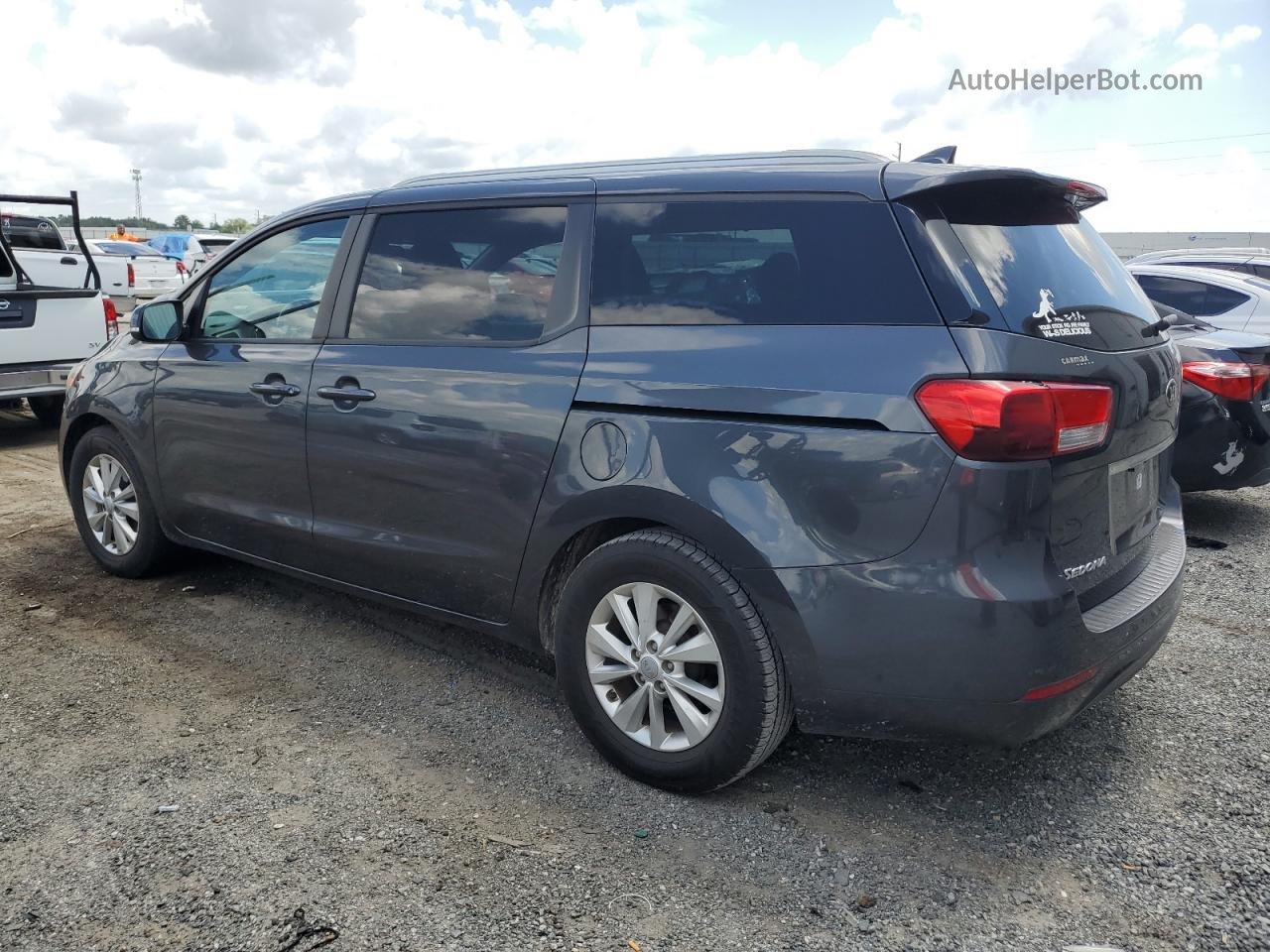 2017 Kia Sedona Lx Charcoal vin: KNDMB5C1XH6284369