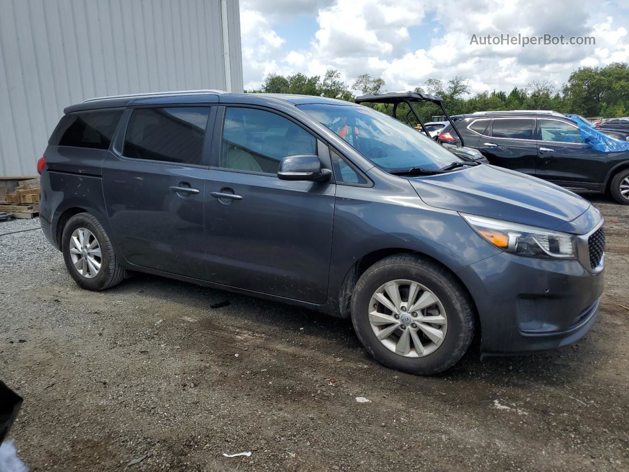 2017 Kia Sedona Lx Угольный vin: KNDMB5C1XH6284369