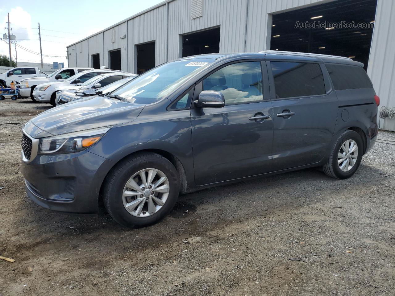 2017 Kia Sedona Lx Угольный vin: KNDMB5C1XH6284369