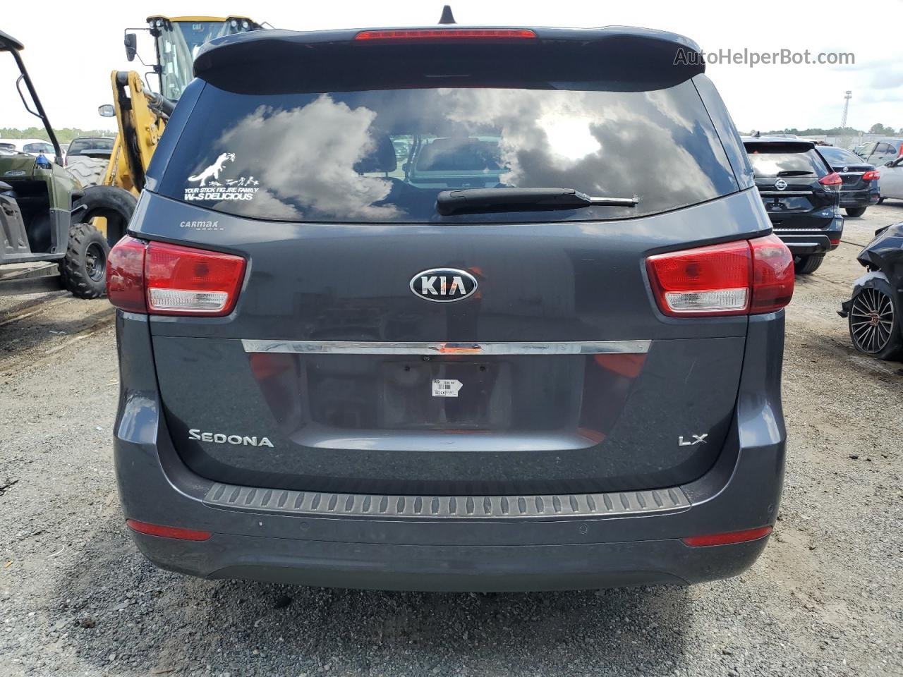 2017 Kia Sedona Lx Угольный vin: KNDMB5C1XH6284369