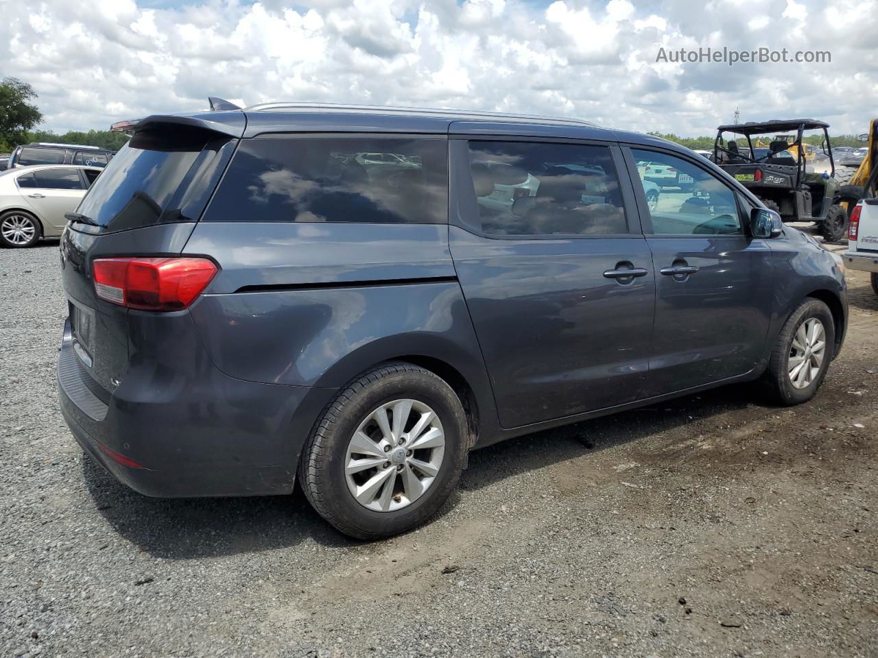 2017 Kia Sedona Lx Charcoal vin: KNDMB5C1XH6284369