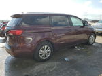 2017 Kia Sedona Lx Burgundy vin: KNDMB5C1XH6300859