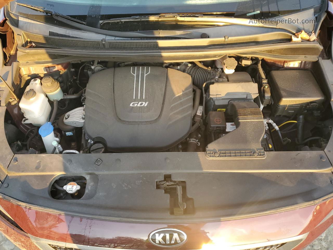 2017 Kia Sedona Lx Burgundy vin: KNDMB5C1XH6326992