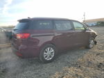 2017 Kia Sedona Lx Burgundy vin: KNDMB5C1XH6326992