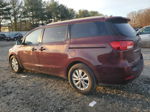 2017 Kia Sedona Lx Burgundy vin: KNDMB5C1XH6326992