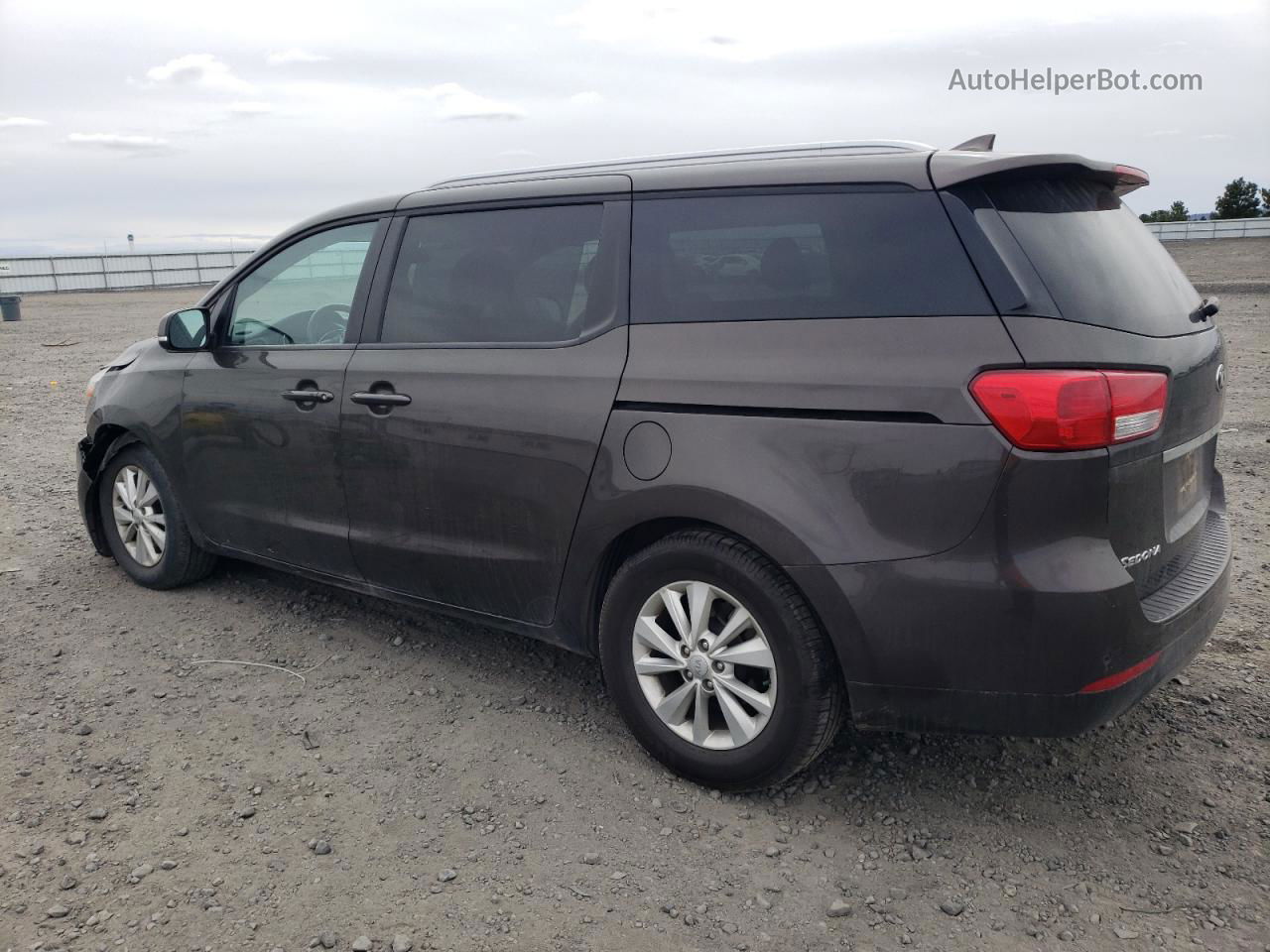 2017 Kia Sedona Lx Brown vin: KNDMB5C1XH6337183