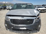 2017 Kia Sedona Ex Silver vin: KNDMC5C10H6280084