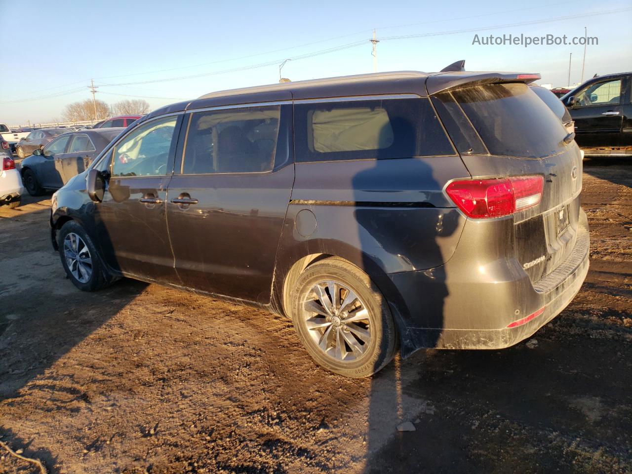 2017 Kia Sedona Ex Charcoal vin: KNDMC5C10H6319319