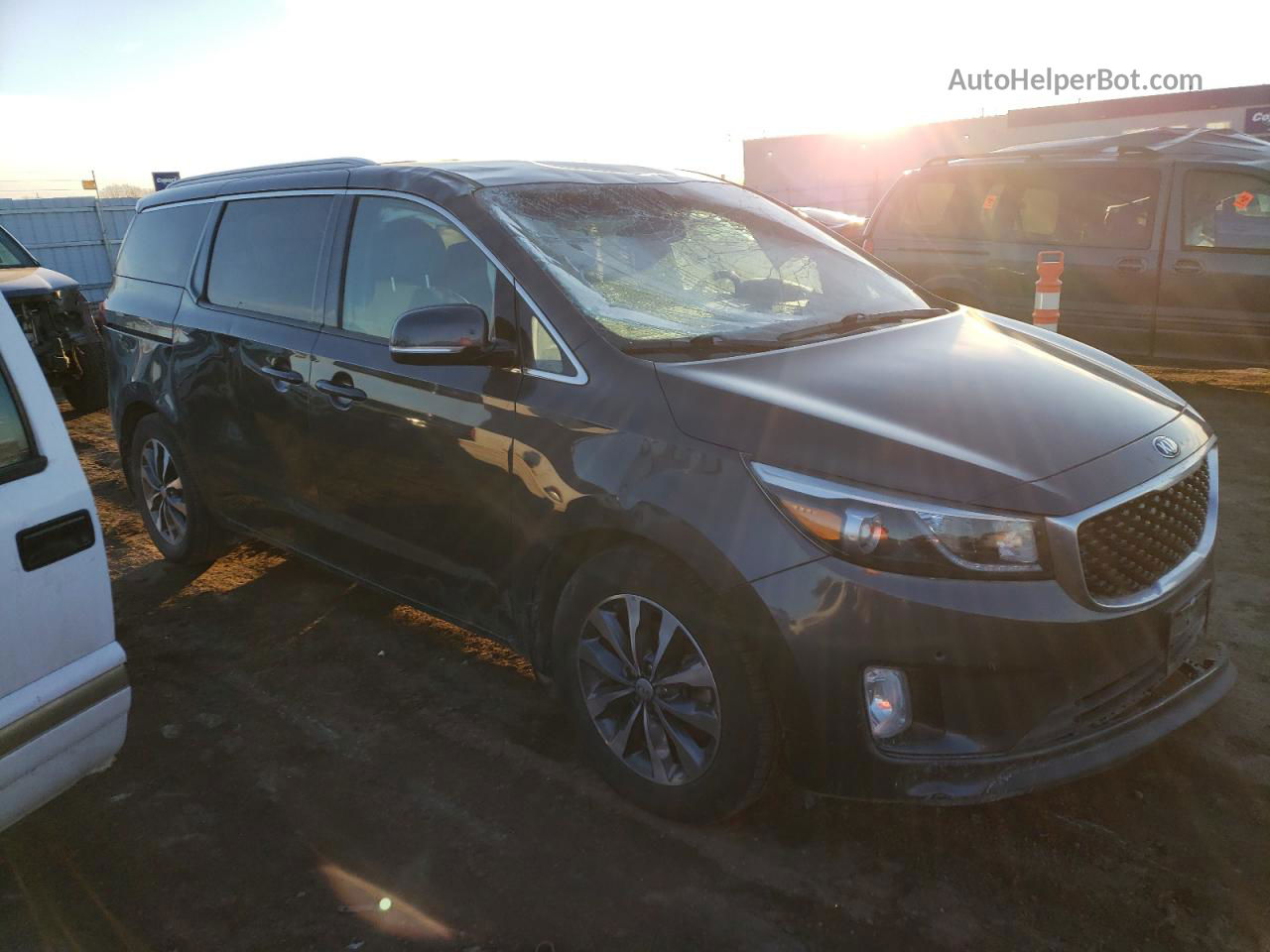 2017 Kia Sedona Ex Charcoal vin: KNDMC5C10H6319319