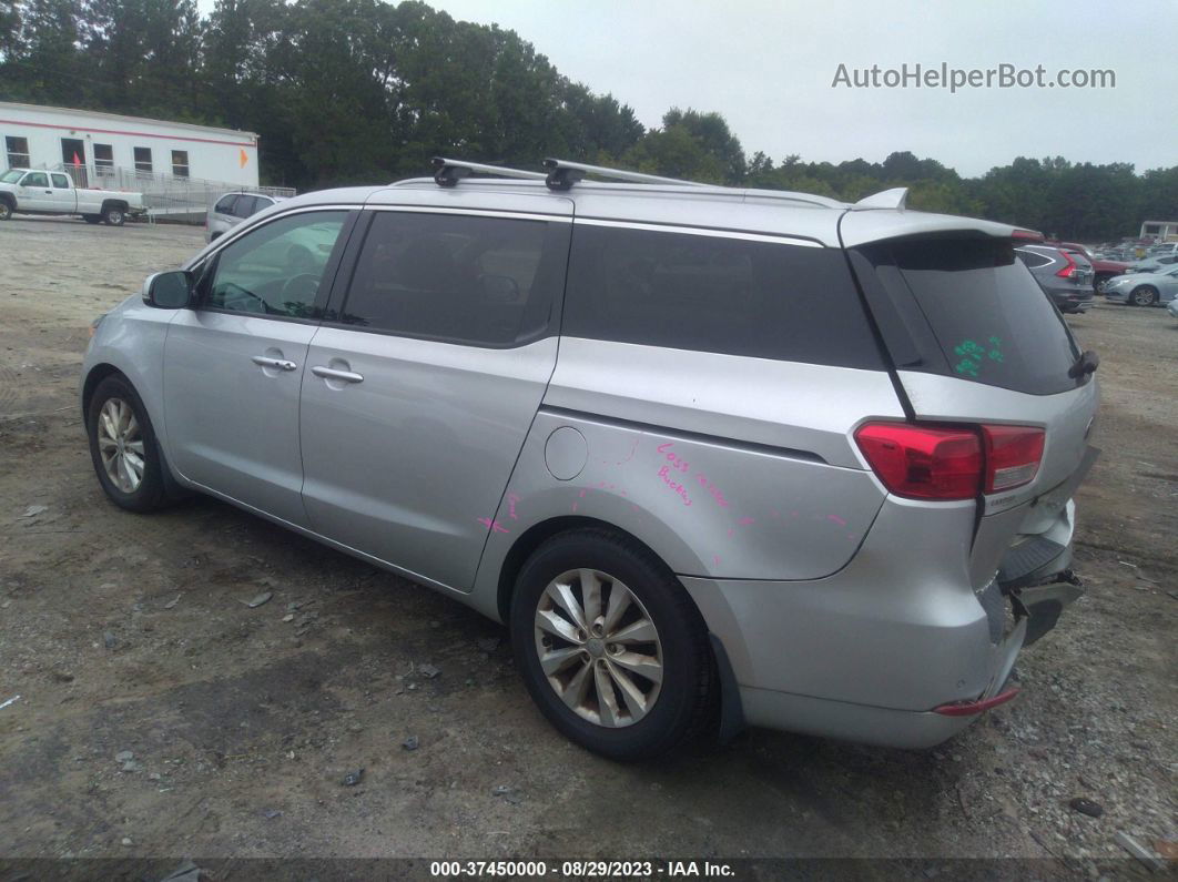 2017 Kia Sedona Ex Silver vin: KNDMC5C11H6260832