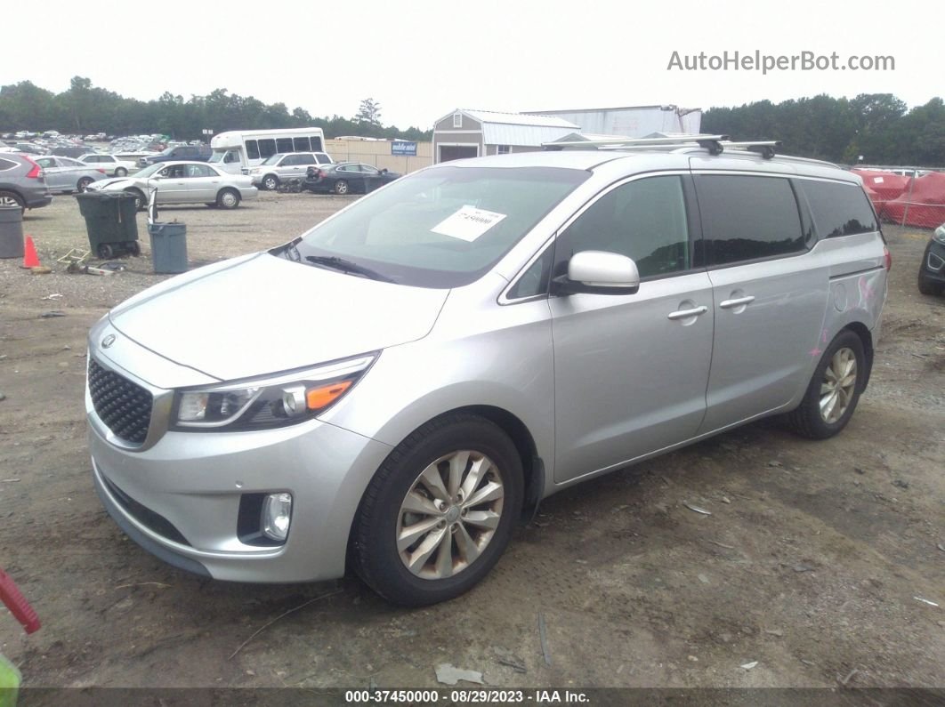 2017 Kia Sedona Ex Silver vin: KNDMC5C11H6260832