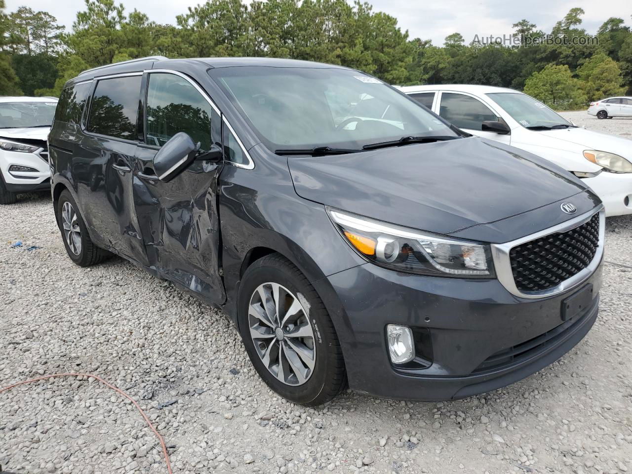 2017 Kia Sedona Ex Charcoal vin: KNDMC5C11H6319300