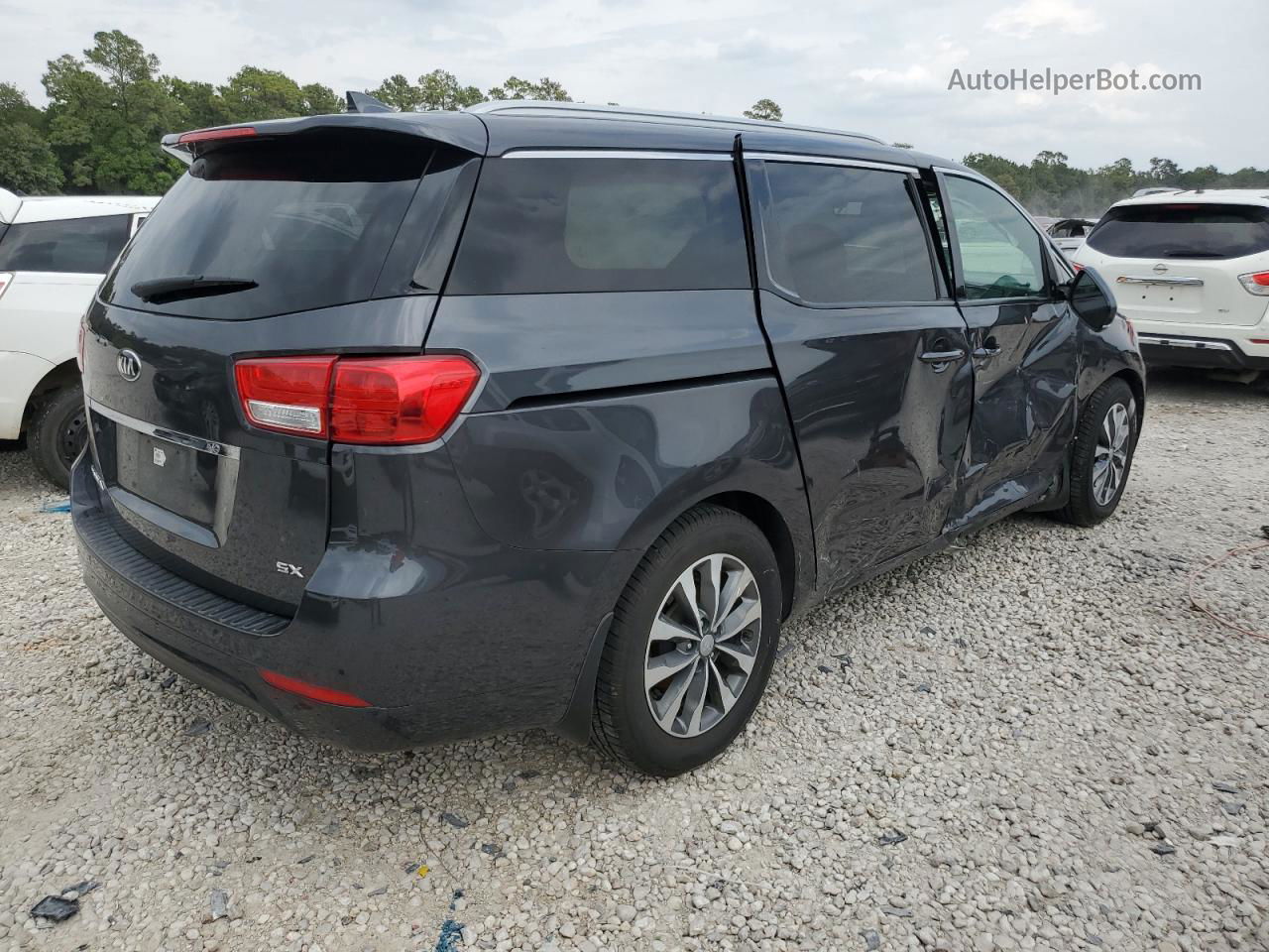 2017 Kia Sedona Ex Charcoal vin: KNDMC5C11H6319300