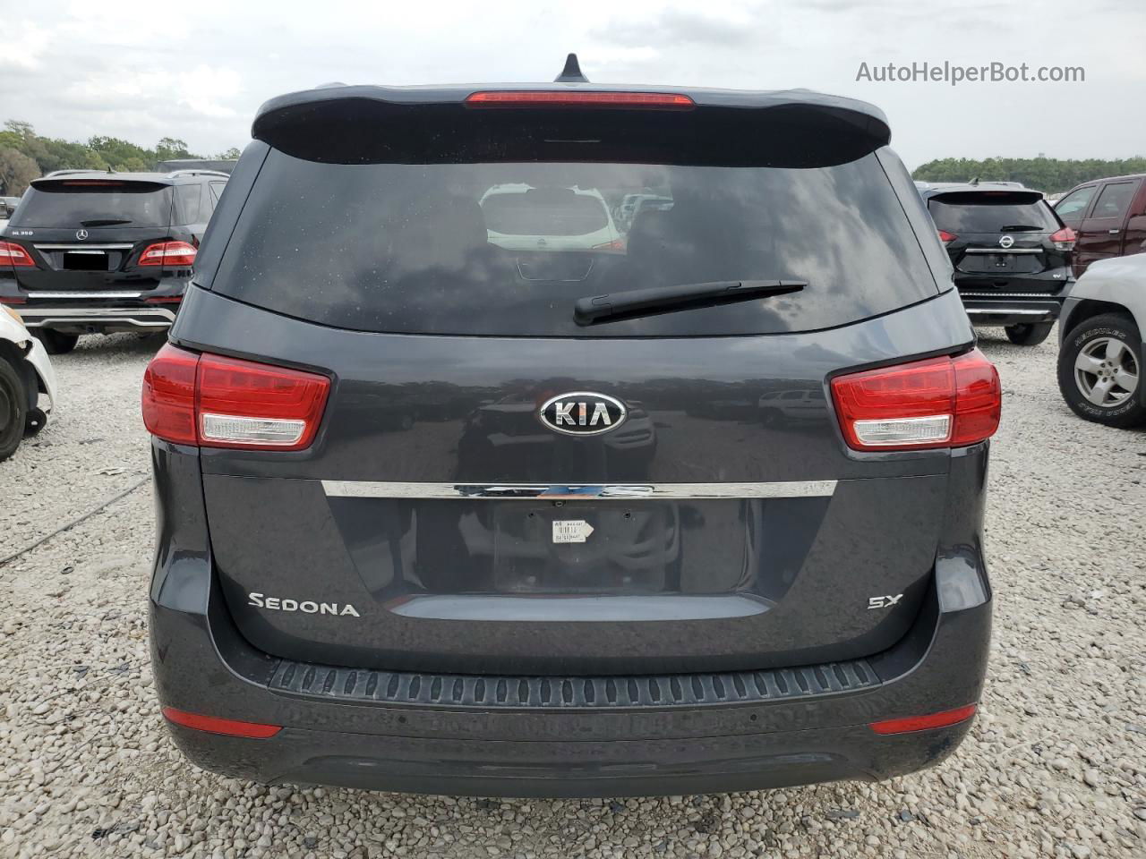 2017 Kia Sedona Ex Charcoal vin: KNDMC5C11H6319300