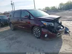 2017 Kia Sedona Sx Burgundy vin: KNDMC5C15H6269923