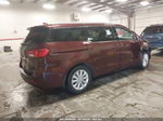 2017 Kia Sedona Ex Maroon vin: KNDMC5C15H6273941